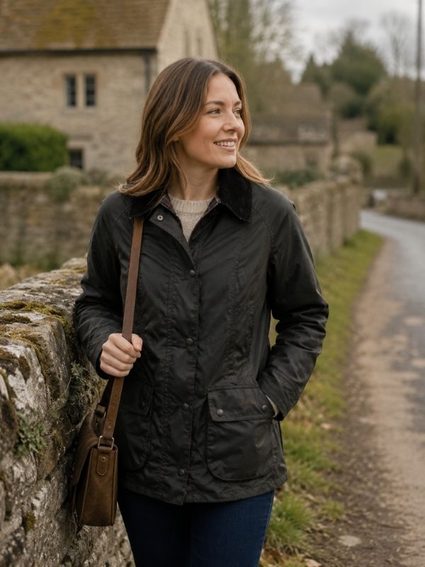  Barbour Women's Beadnell Wax Jacket Best of British NBPT  Women.
