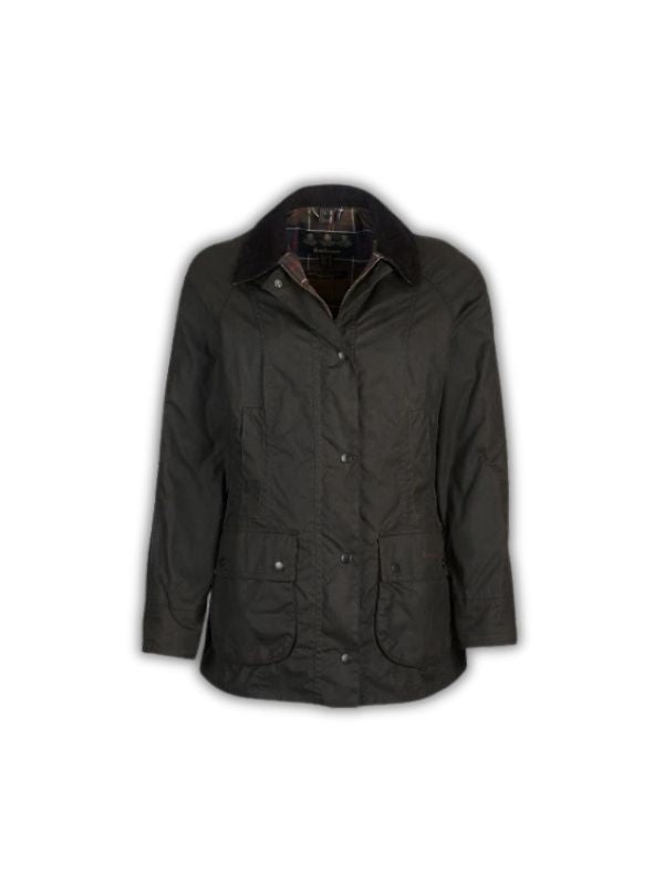 Barbour Classic Beadnell Wax Jacket Olive Size 0 Wax Jacket product image with Barbour, Wax, Classic
