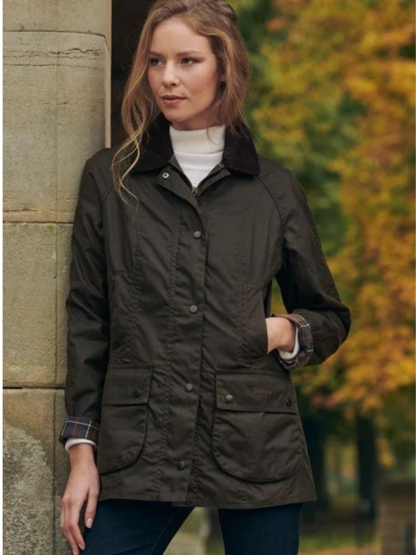 Barbour Women Beadnell Polarquilt Jacket Olive Best of British NBPT  Women Barbour.
