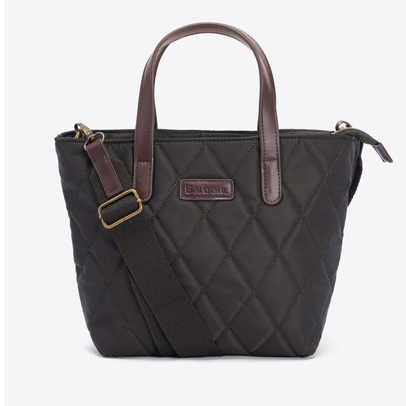 Barbour Mini Quilted Tote Olive Bag One Size