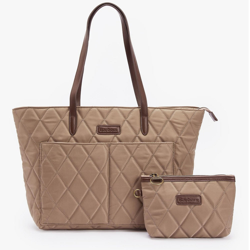 Barbour Quilted Tote Sand Dune Bag One Size