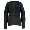 Barbour Gloria Knitted Jumper Classic Black/Sage Tartan US Size 12