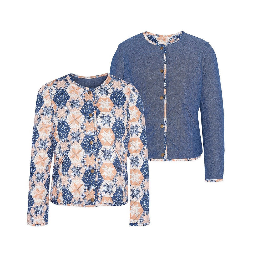 Barbour Margate Reversible Collarless Overshirt Jacket Classic Multi Size US 10