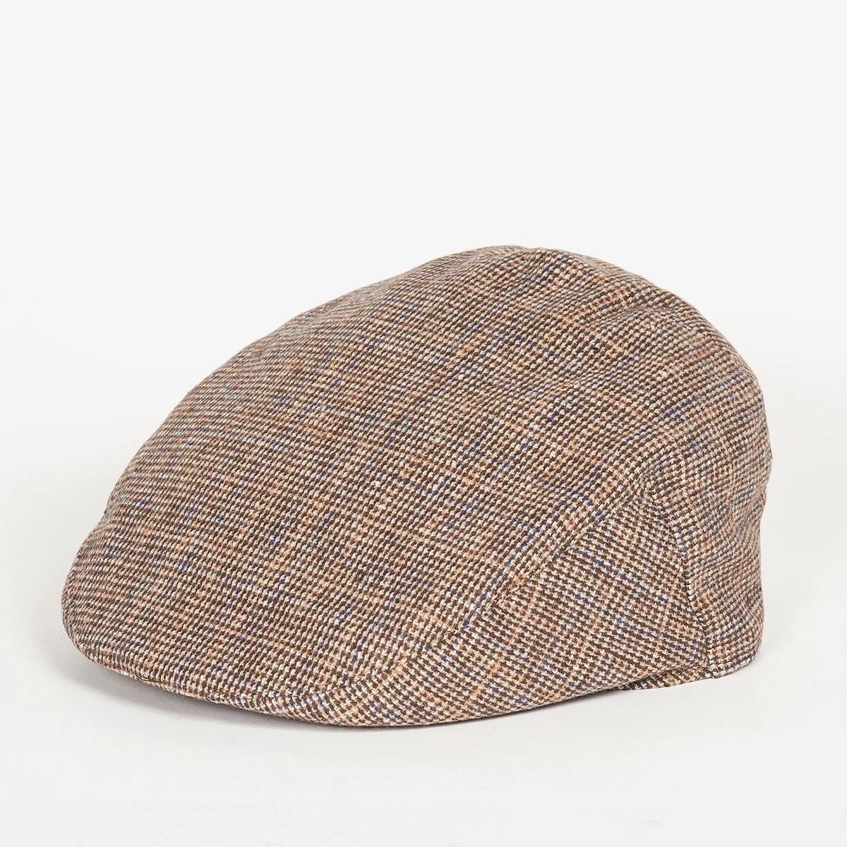 Barbour Wilkin Flat Cap Beige Check Size S Flat Cap product image with Barbour