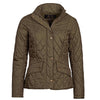Barbour Flyweight Cavalry Quilted Jacket Olive Size US 8