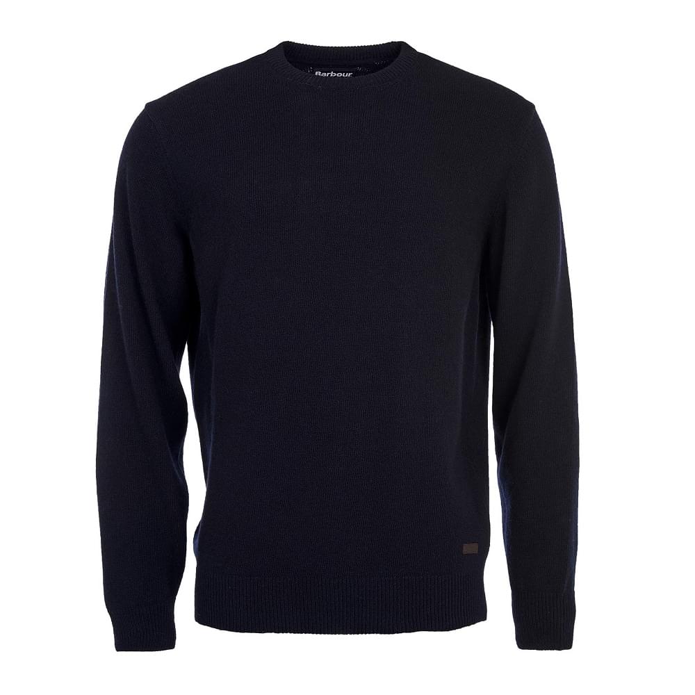 Barbour Essential Pullover Patch Crew Sweater Navy Size M Sweater product image with Barbour