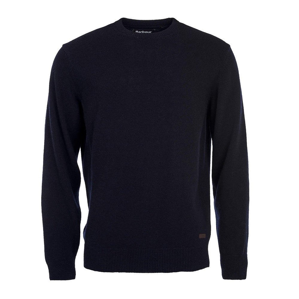 Barbour Essential Pullover Patch Crew Sweater Navy Size XL Sweater product image with Barbour