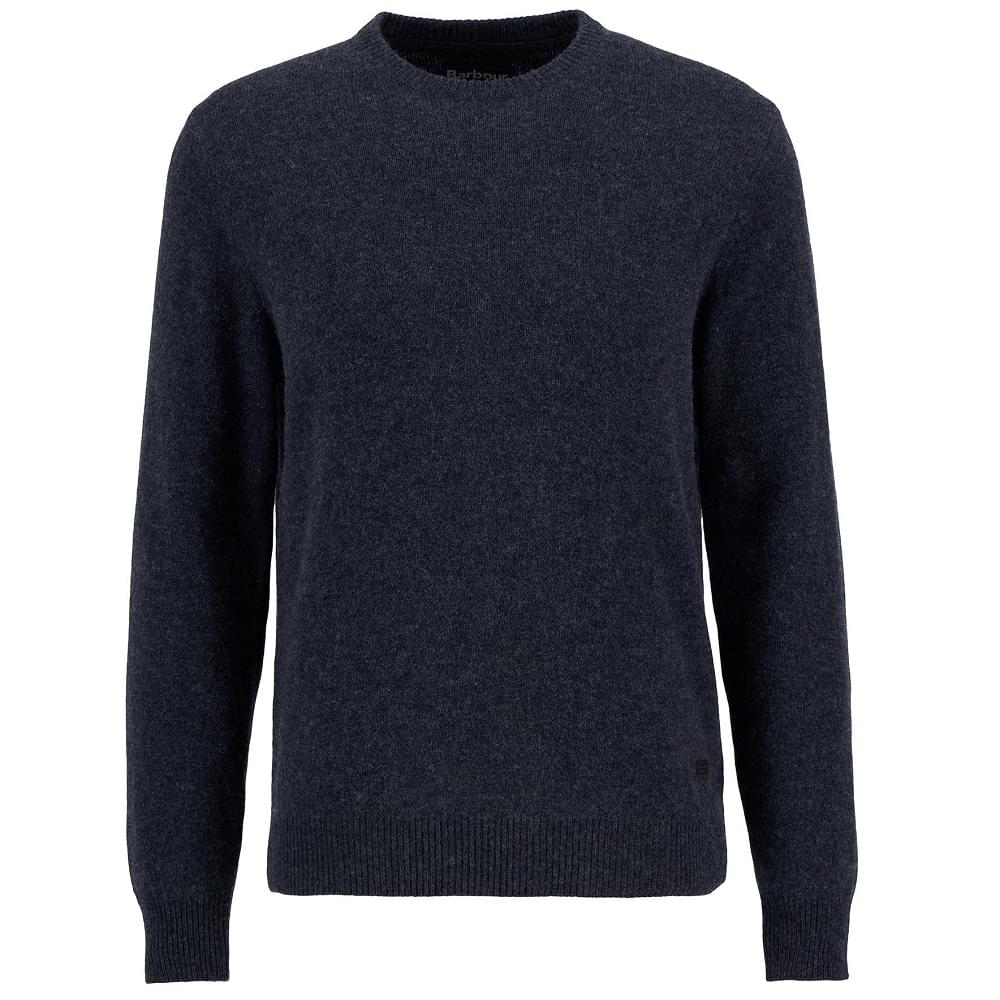 Barbour Essential Pullover Patch Crew Sweater Charcoal Size XL Sweater product image with Barbour