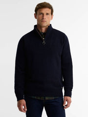 Barbour Nelson Essential Quarter-Zip Jumper Classic Navy XXL