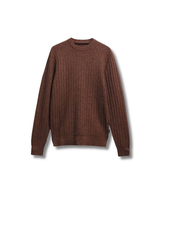  Barbour Herringbone Hermoine Crew Neck Jumper Stone Best of British NBPT  Sweaters Barbour.