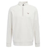 Barbour Birkrigg Half Zip Sweatshirt In White Smoke XL