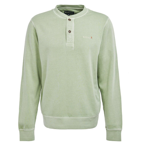 Barbour Westwick Henley Sweatshirt In Burnt Olive XL