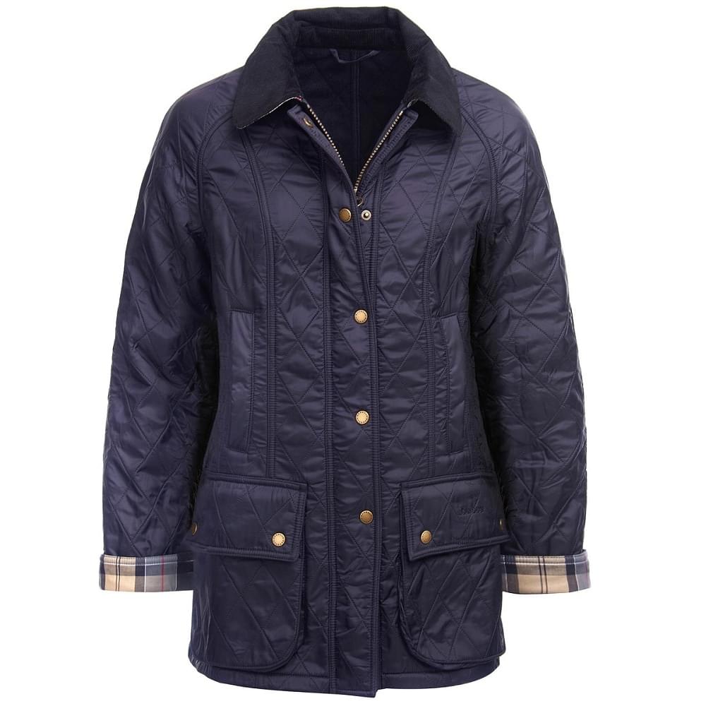 Barbour Women Beadnell Polarquilt Jacket Navy Jacket product image with Barbour