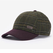 Barbour Clyde Brown/Olive Plaid Cap One Size Cap product image with Barbour