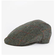 Barbour Crieff Cap Olive/Red Overcheck Cap product image with Barbour