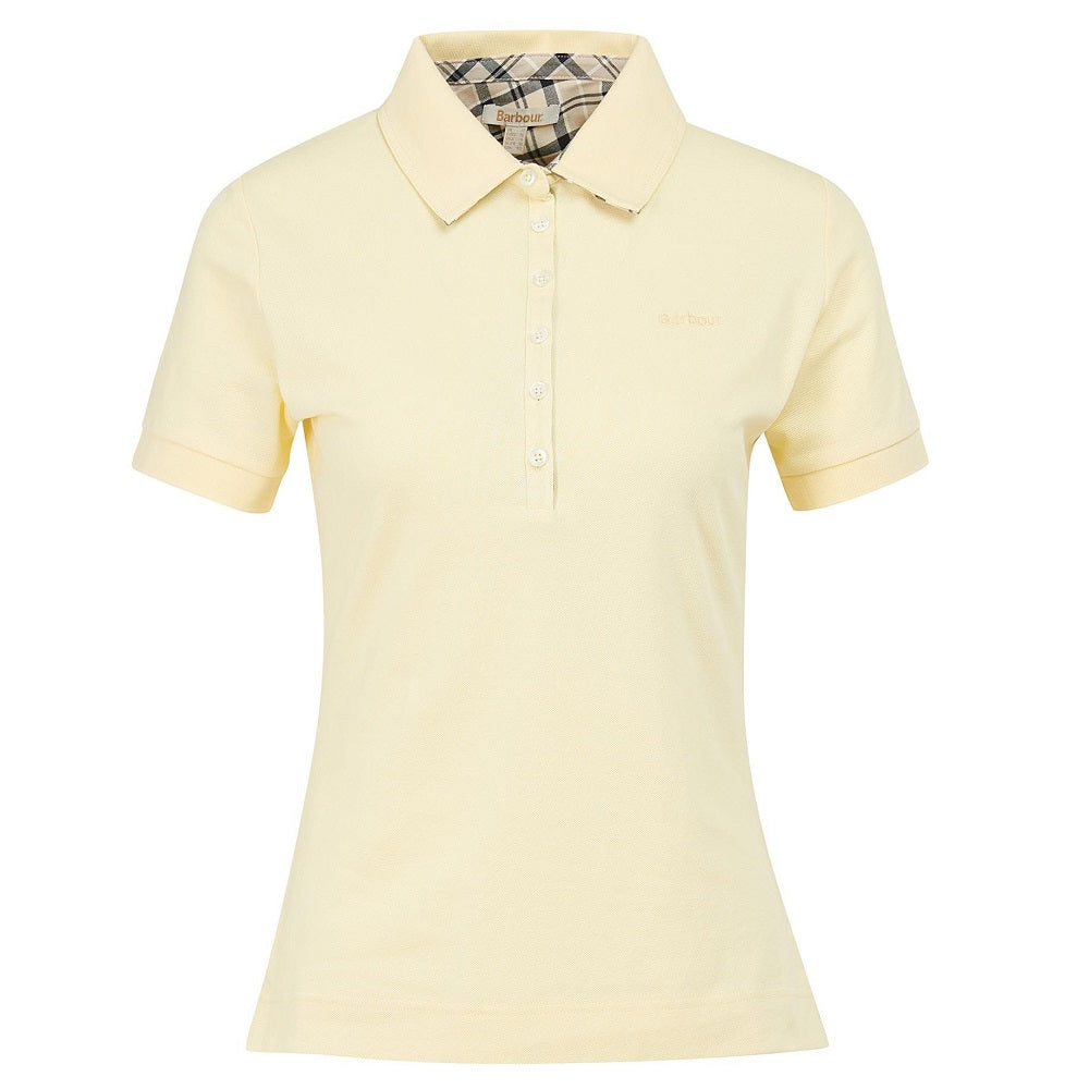 Barbour Portsdown Top In Yellow/Indigo Tartan Size US12