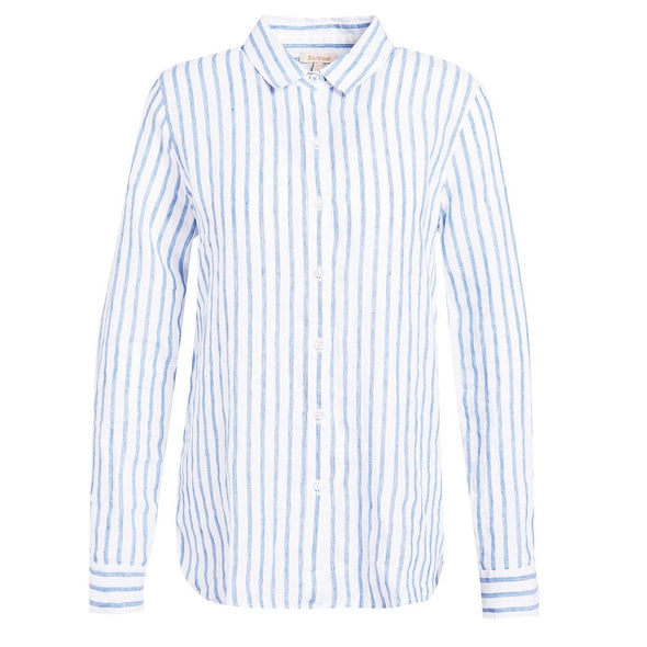 Barbour Marine Shirt In Allure Blue Size US14