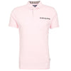 Barbour Corpatch Polo Shirt In Light Pink Size M