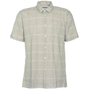 Barbour Swaledale Short Sleeve Regular Shirt Olive product image with Barbour