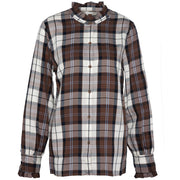 Barbour Violet Check Long-Sleeved Shirt Sky Dress Tartan product image with Barbour, Tartan