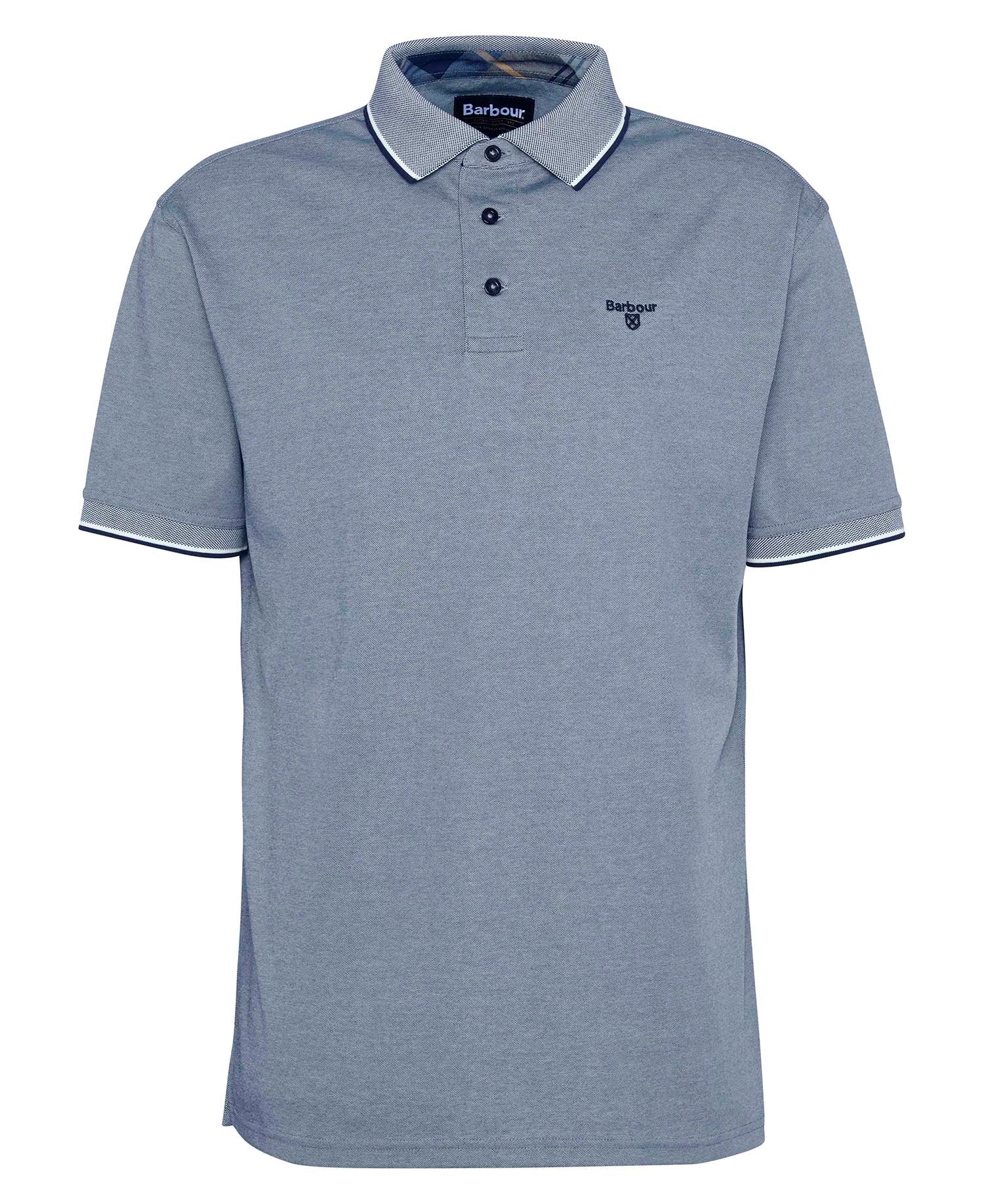 Barbour Heydon Short-Sleeved Polo Shirt In Classic Navy Size XL
