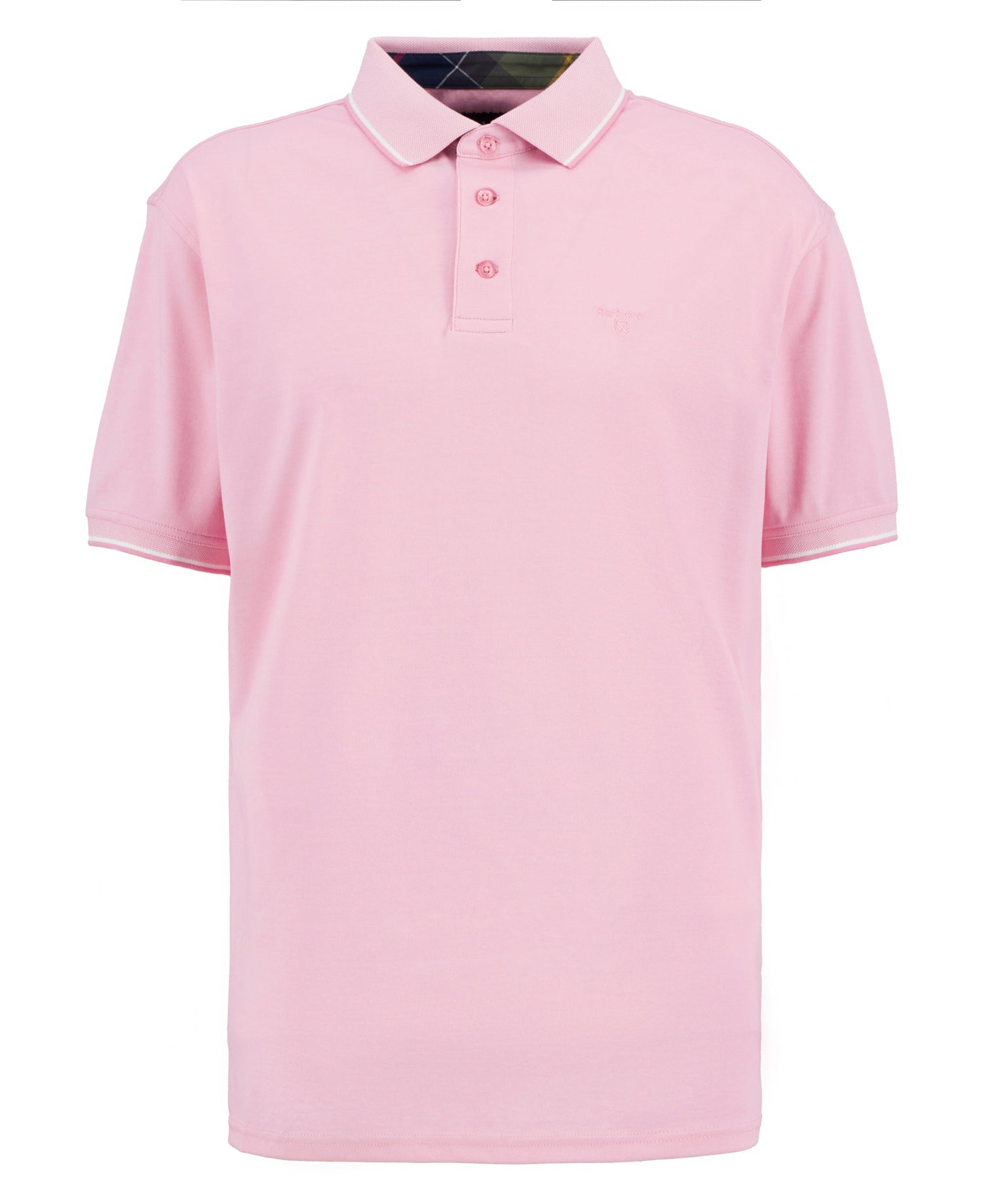 Barbour Heydon Short-Sleeved Polo Shirt In Pink Size L