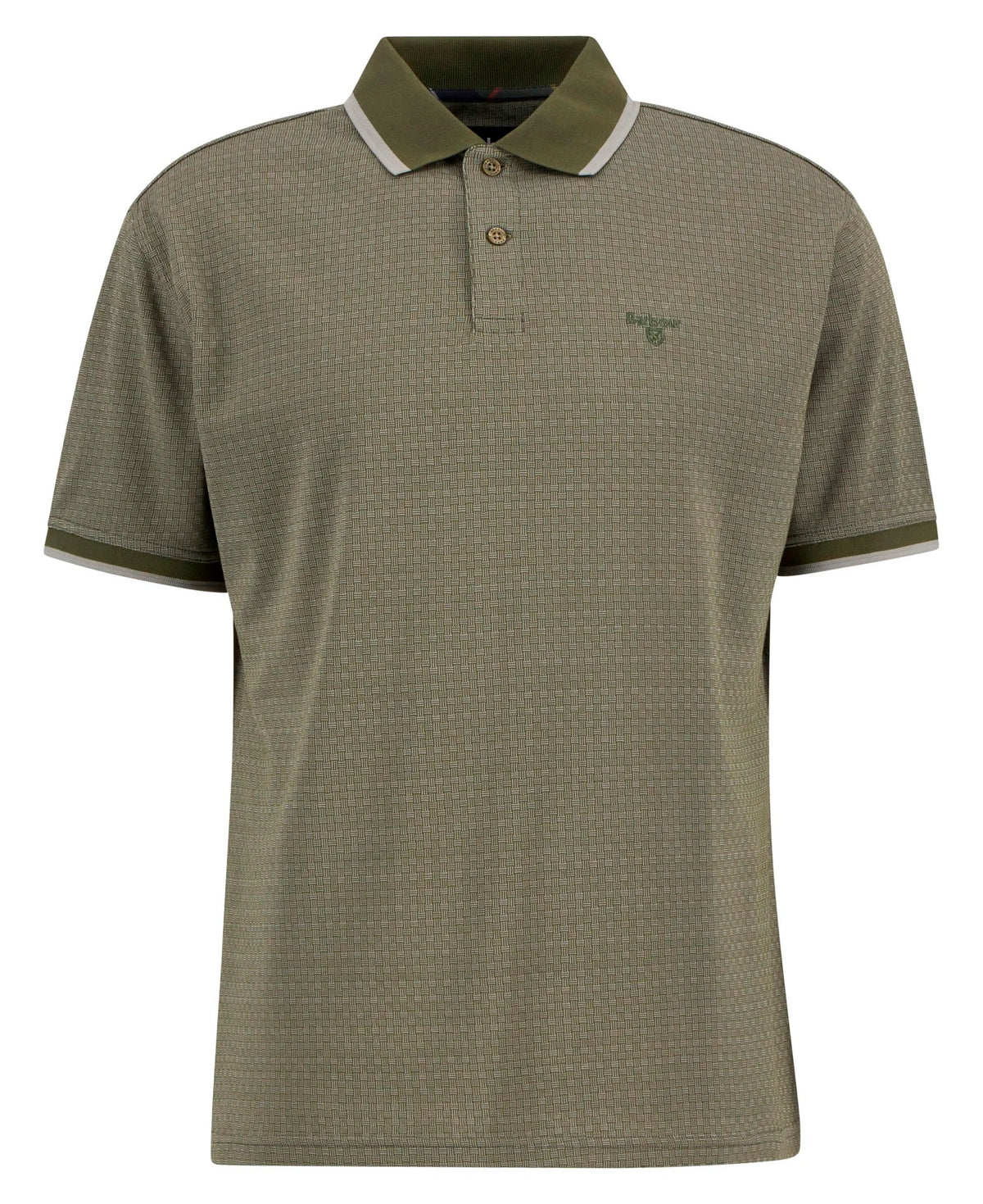 Barbour Weston Textured Polo Shirt product image with Barbour