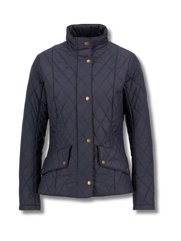 Barbour Flyweight Cavalry Quilted Jacket Navy-Navy Quilted Jacket product image with Barbour, Quilted