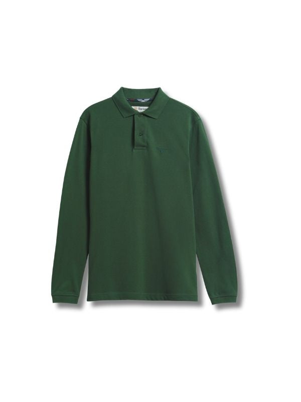  Barbour Essential Long-Sleeved Polo Shirt Best of British NBPT  Sweaters Barbour.