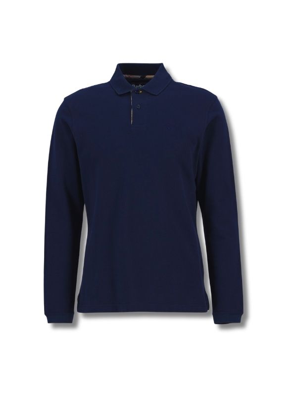  Barbour Essential Long-Sleeved Polo Shirt Best of British NBPT  Sweaters Barbour.