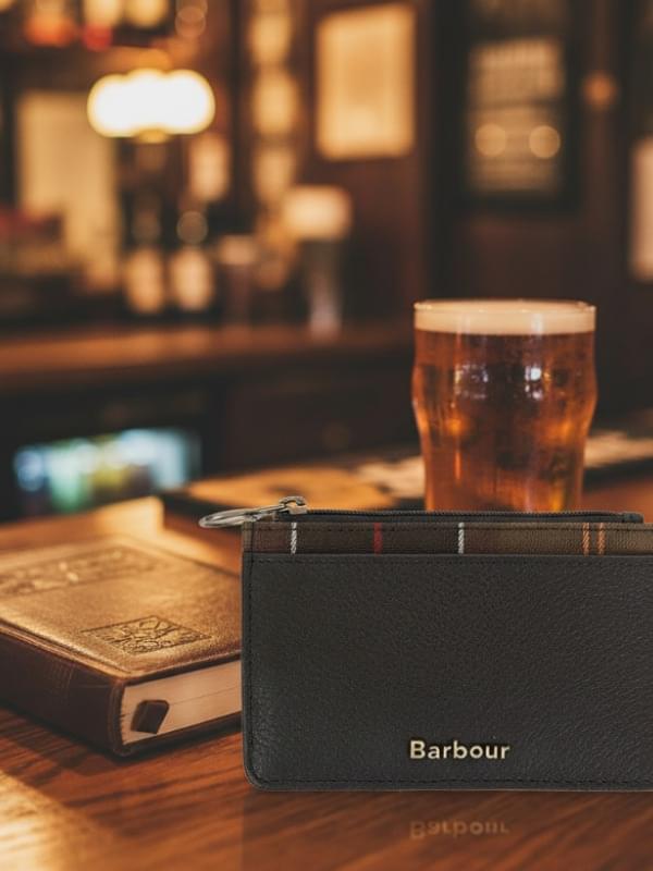 Barbour Laire Card Holder Classic Black/Classic One Size Card product image with Barbour, Classic