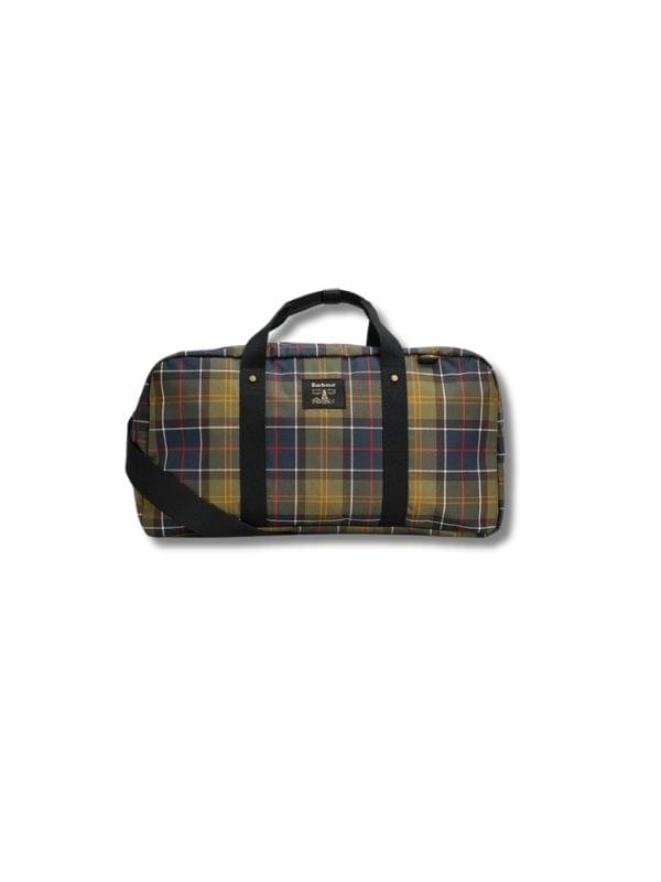 Barbour Torridon Tartan Holdall In Classic Tartan Olive Bag One Size