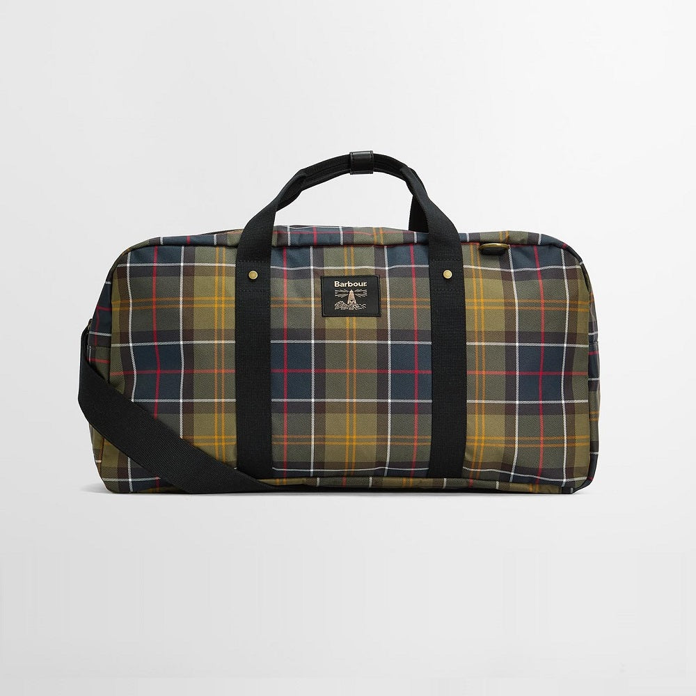 Barbour Torridon Tartan Holdall In Classic Tartan Olive Bag One Size