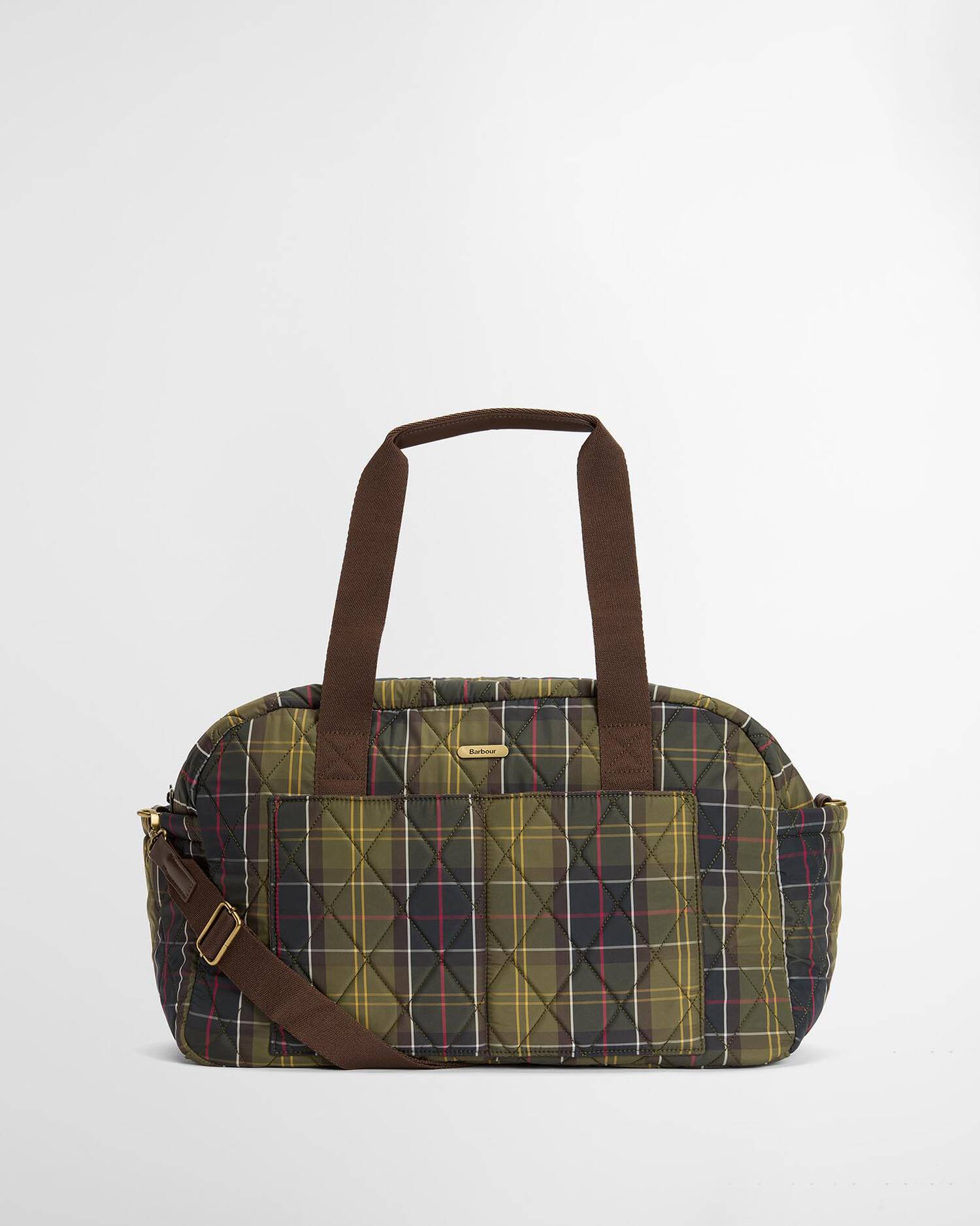 Barbour Wetherham Quilted Holdall Bag in Classic Tartan One Size