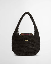Barbour Lily Woven Tote Bag In Black One Size Bag product image with Barbour