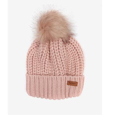 Barbour Saltburn Beanie Hat Pink One Size
