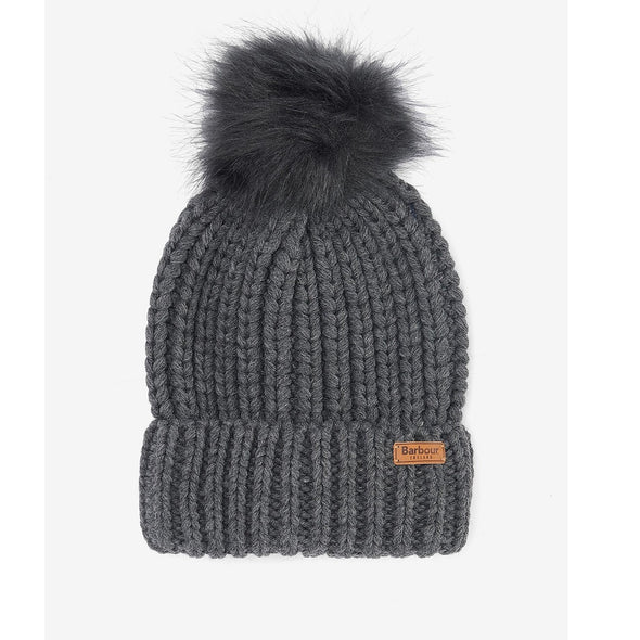 Barbour Saltburn Beanie Hat Charcoal One Size