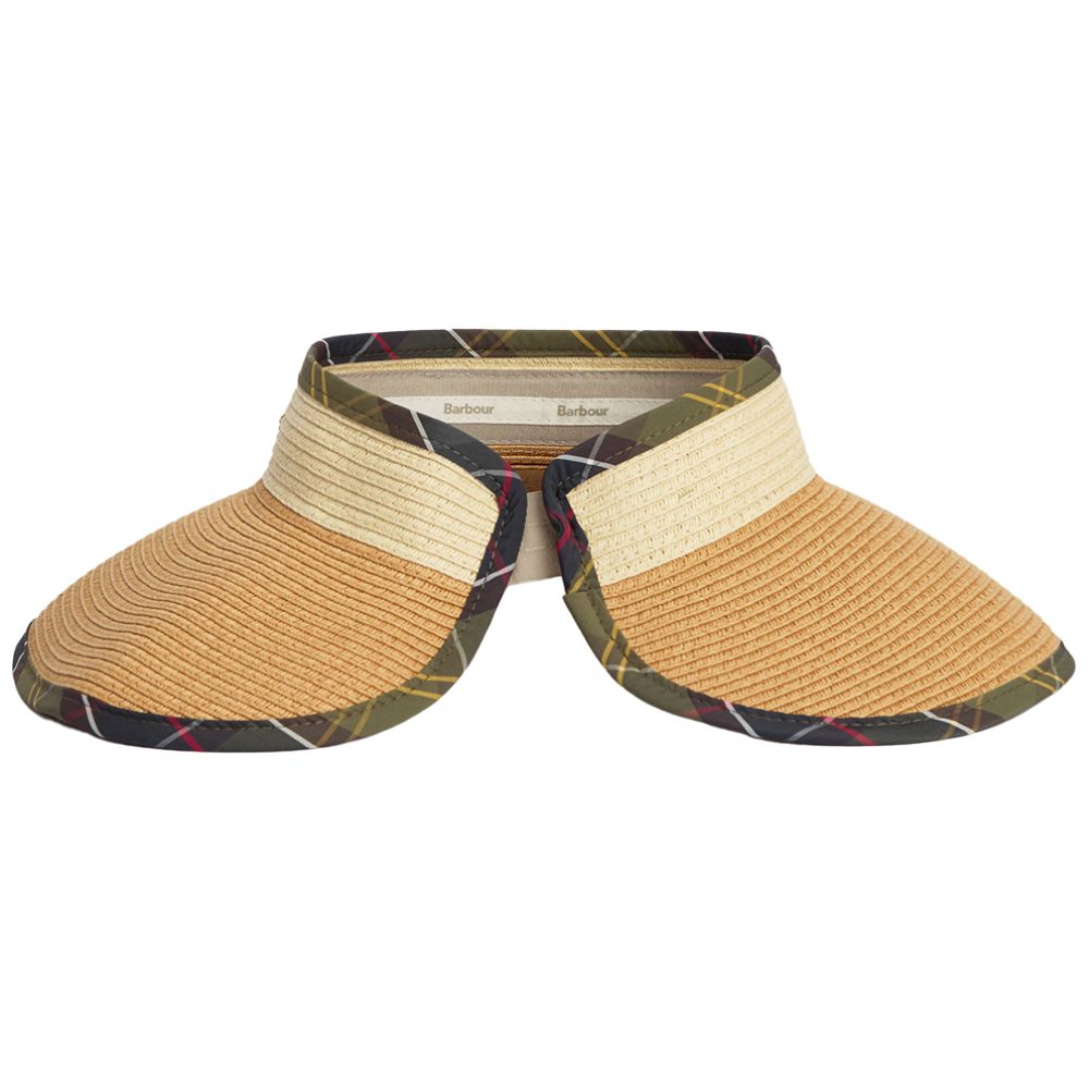 Barbour Elsdon Packable Visor Natural/Classic One Size