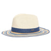 Barbour Amelda Fedora Hat Natural/Navy Size S