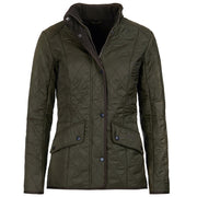 Barbour Cavalry Polarquilt Quilted Dark Olive Jacket product image with Barbour, Quilted