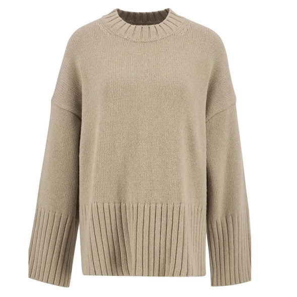 Barbour Sophia Knitted Jumper Pale Camel