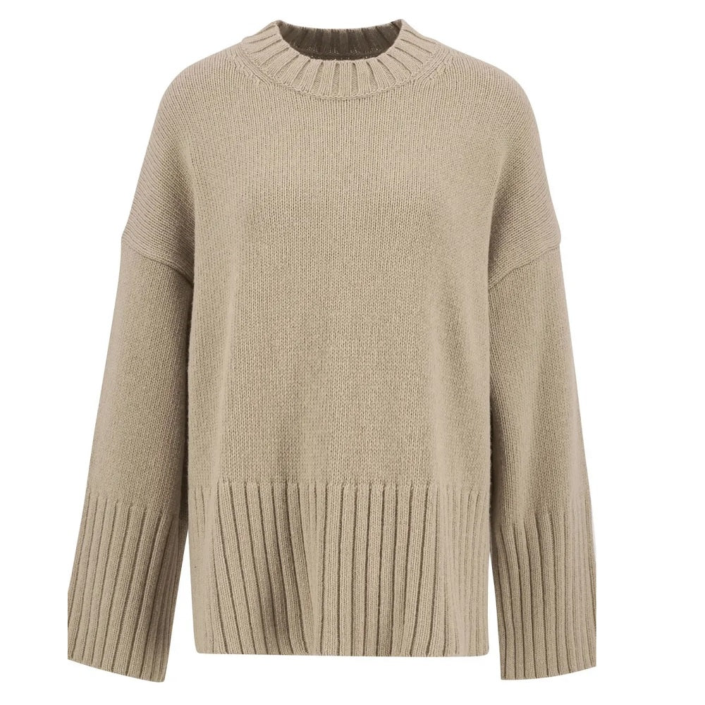 Barbour Sophia Knitted Jumper Pale Camel Jumper product image with Barbour