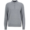 Barbour Kelson Half-Zip Jumper In Grey Marl Size M