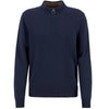 Barbour Kelson Half-Zip Jumper In Navy Size L