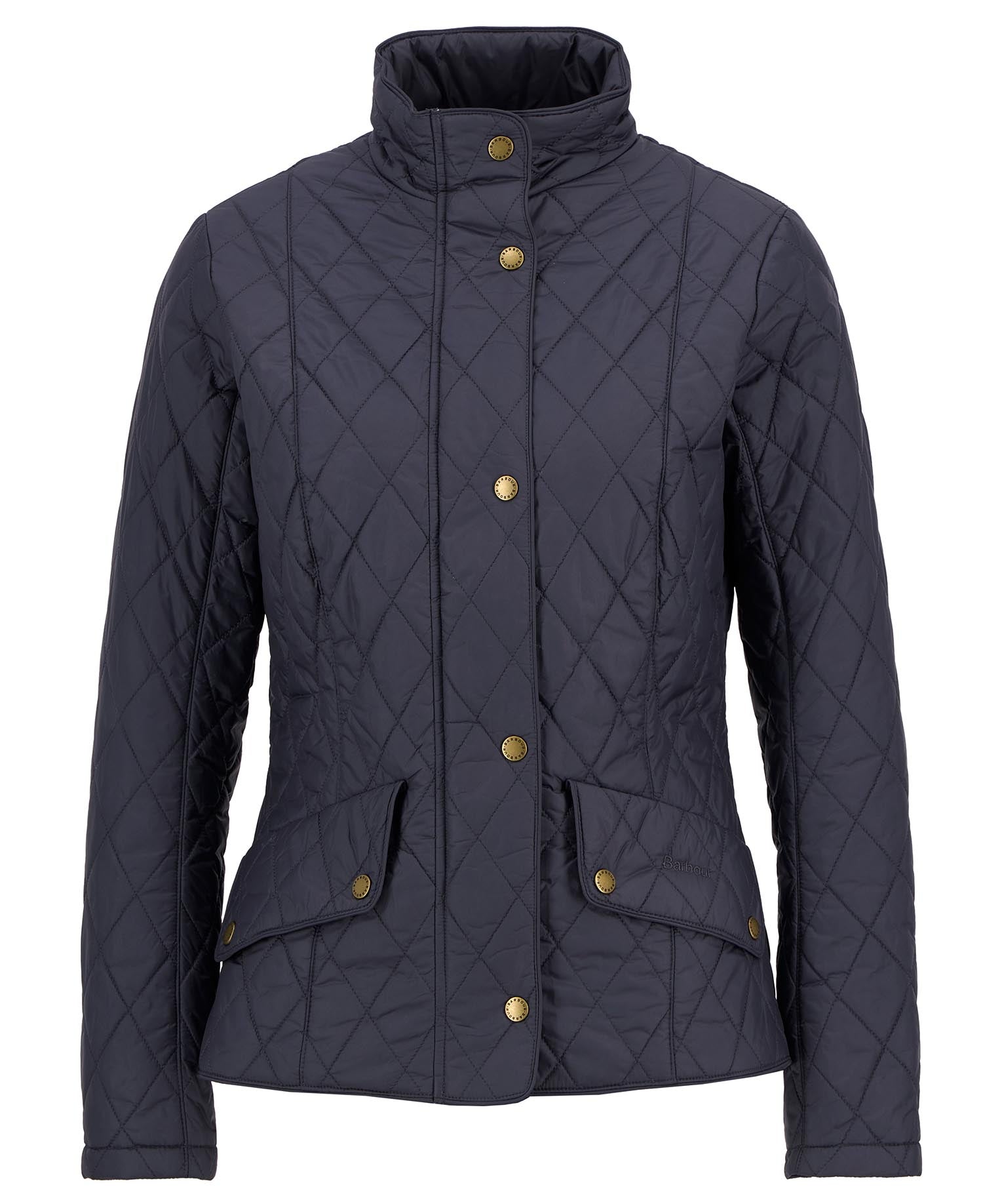 Barbour Flyweight Cavalry Quilted Jacket Navy Navy Size US 12