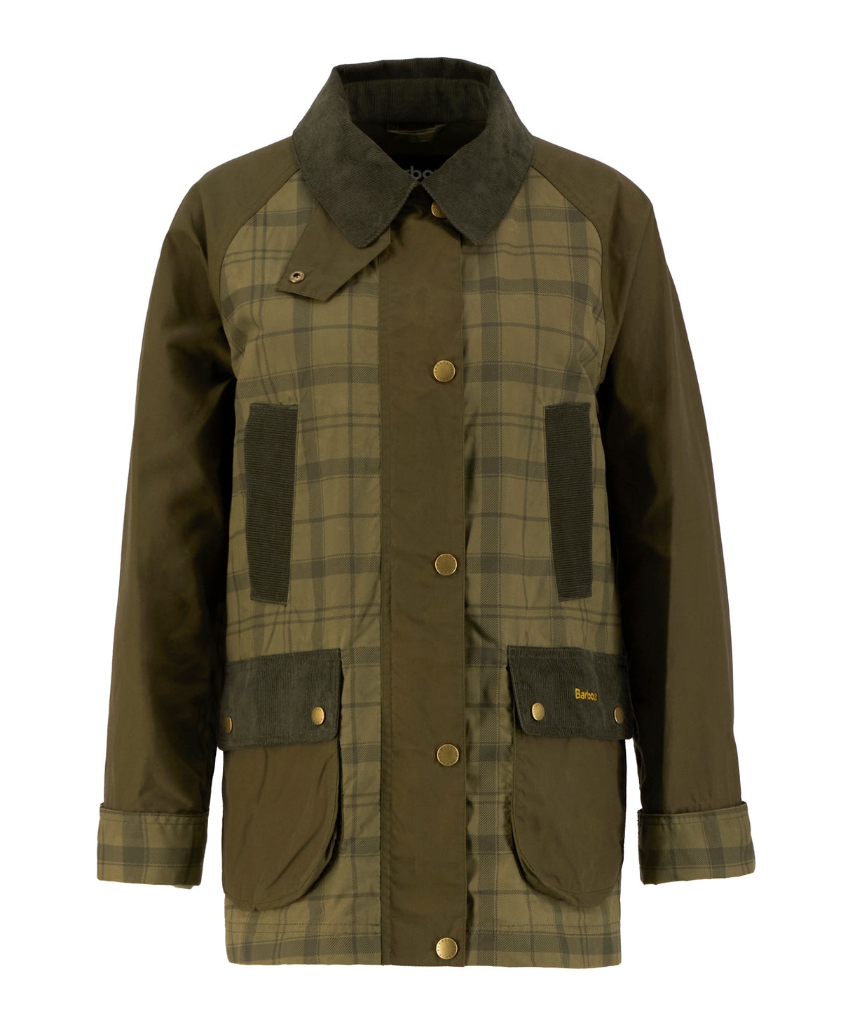 Barbour Modern Tartan Beadnell Casual Jacket in Dusky Green Tartan/Highland Olive Jacket product image with Barbour, Tartan, Highland