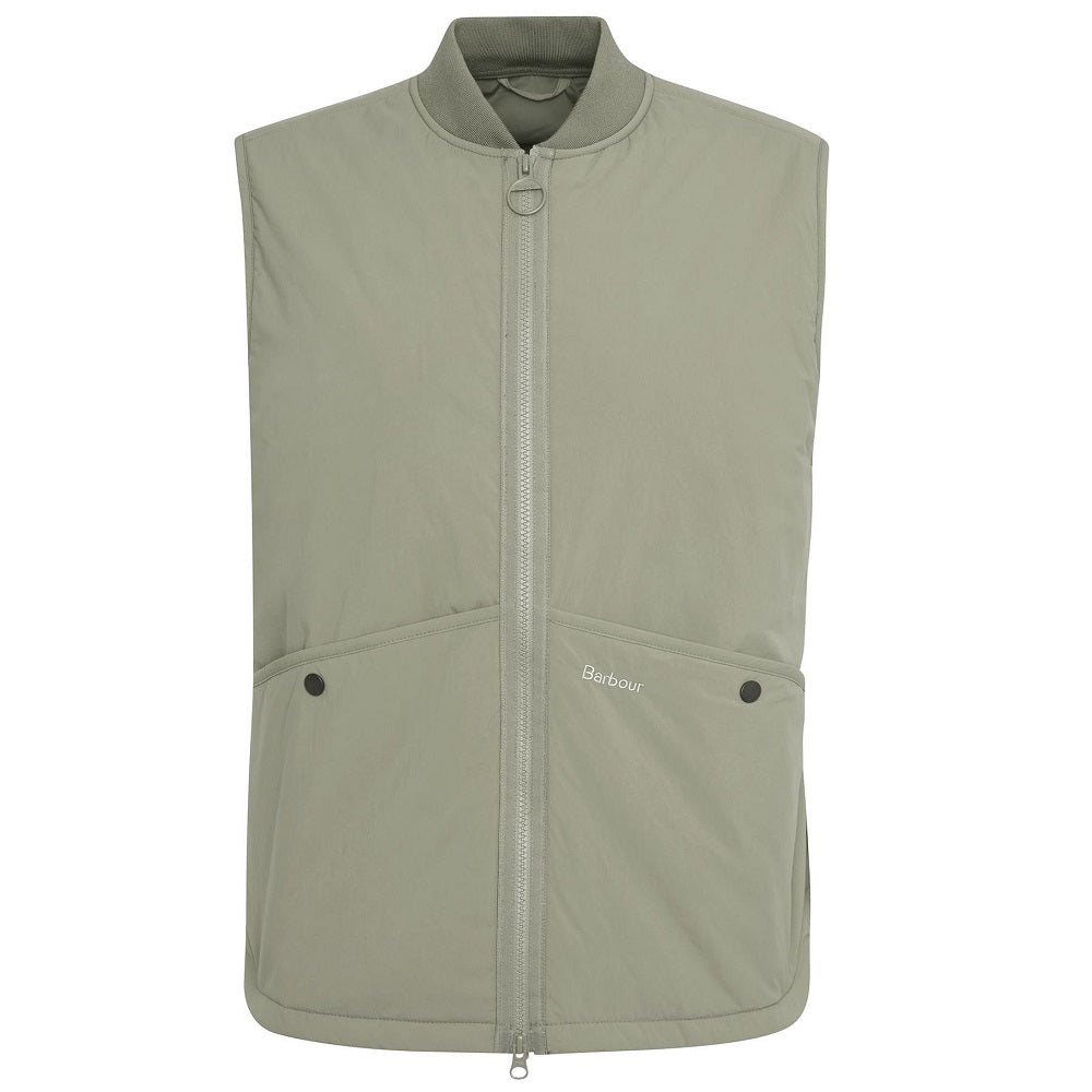 Barbour Re-Engineered Liddesdale Gilet Bleached Olive Size L