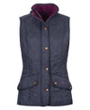 Barbour Cavalry Gilet Navy-Merlot