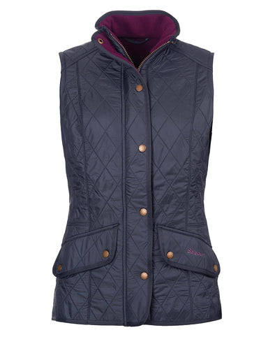 Barbour Cavalry Gilet Navy-Merlot