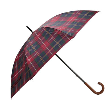 Barbour Tartan Full Length Umbrella Winterberry One Size